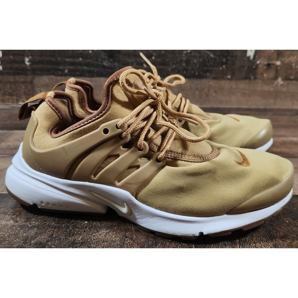 Nike Air‎ Presto Running Shoes Women's 6 Elemental Gold Sneakers Beige Brown